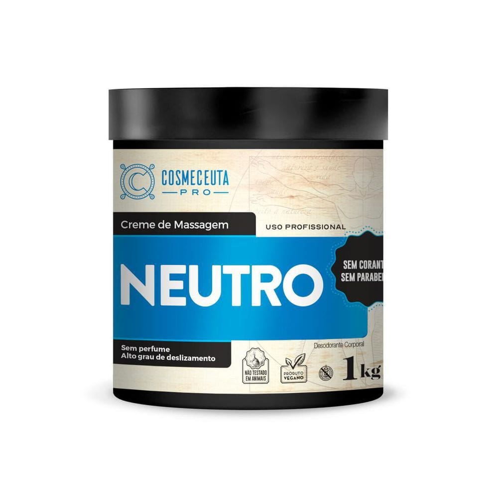 Creme Para Massagem Corporal Vegano 1 Kilo.