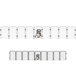 Cercado Caes Pet Cachorro Grade Cerca 9 Módulos 51 Cm Altura