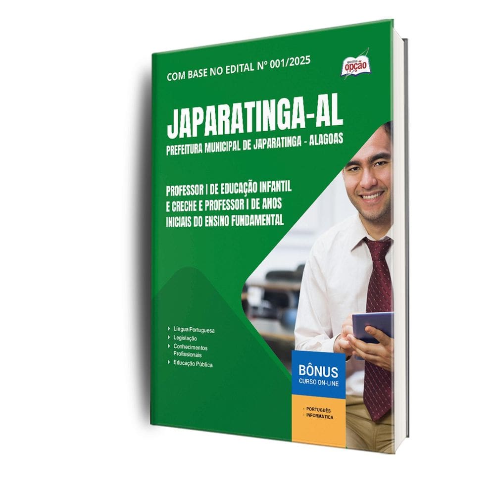 Apostila Prefeitura Japaratinga Al 2025 Professor I Educação