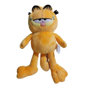 Boneco Pelucia Gato Garfield Fofo Cor Laranja-Claro