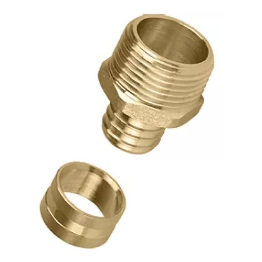 Conector Fixa Macho PEX Água 25X3/4" Kit c/ 10 - Emmeti