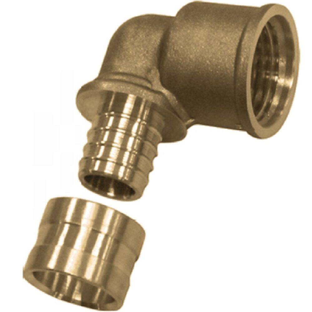 Cotovelo Fêmea Pex Água 16X1/2" Kit c/ 12 unid. Emmeti