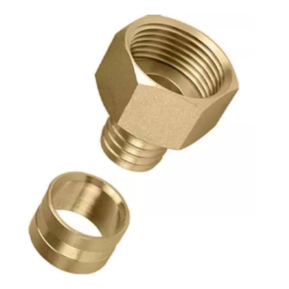 Conector Fixa Fêmea PEX Água 20X3/4"Kit c/ 12-Emmeti
