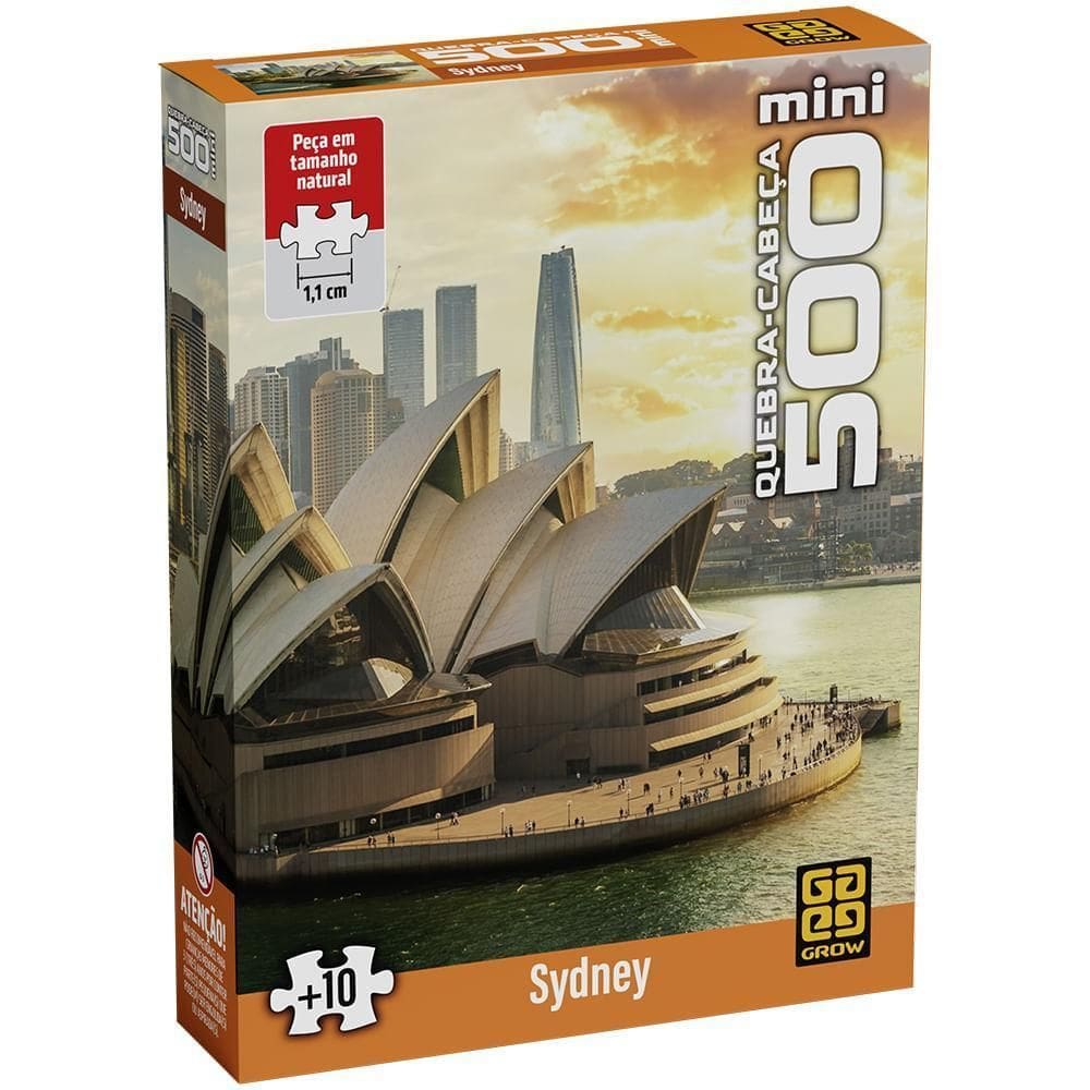 Mini Quebra-Cabeça 500 Peças Sydney