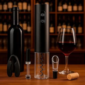 Abridor De Vinho Elétrico Automático Para Garrafas