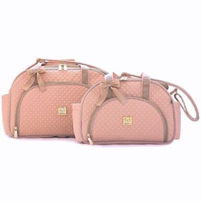 Kit Bolsas Maternidade Bebe Menina Menino G, P E Trocador