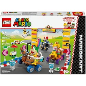 Lego Conjunto Bebê Peach E Grande Premio - 72036 823 Peças