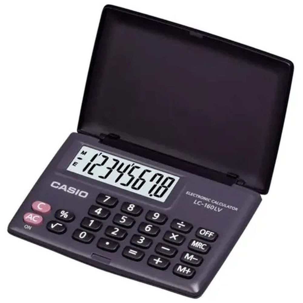 Calculadora De Bolso 8 Dígitos C/Tampa Preta - Casio