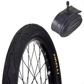 Pneu Pirelli Tornado Beta Aro 26 X 2.125 Tipo Flame Balão Slick Bicicleta + Camara de ar shiver