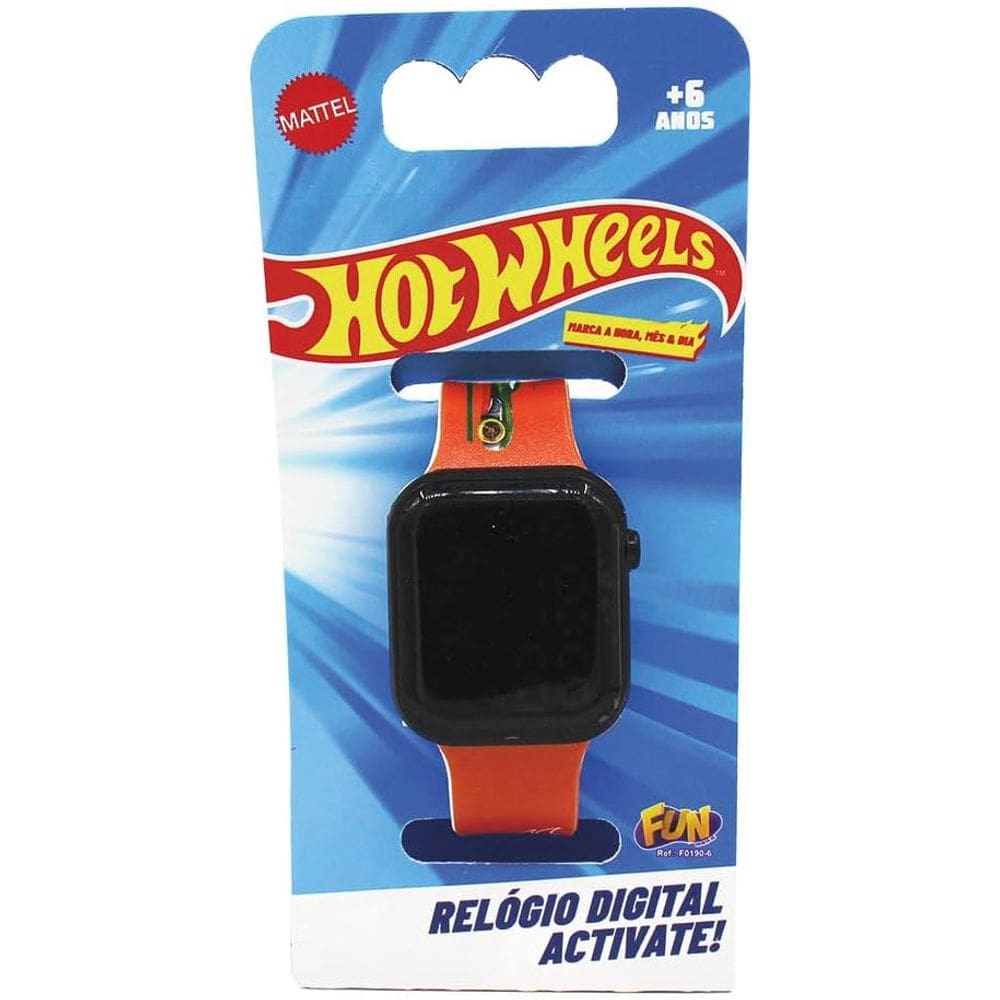 F0190-6 Hot Wheels Relogio Digital Activate