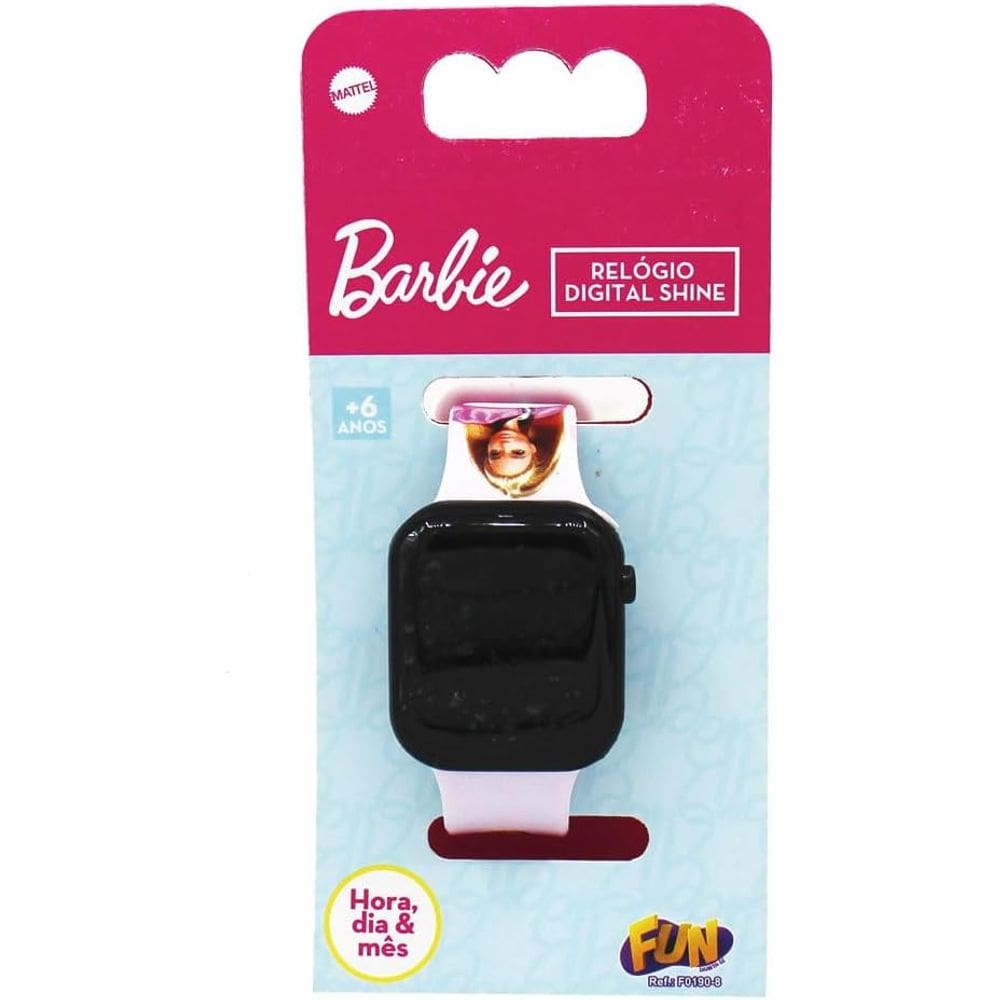 F0190-8 Barbie Relogio Digital Shine