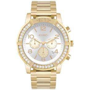 Relógio Euro Feminino Big Case Dourado - Eujp25ar-4b Eujp25ar-4b