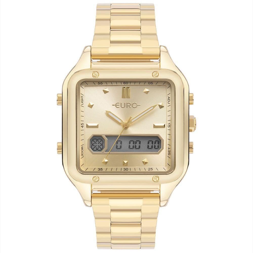 Relógio Euro Feminino Fashion Fit Sporty Dourado - Eubj3890aat-4d Eubj3890aat-4d