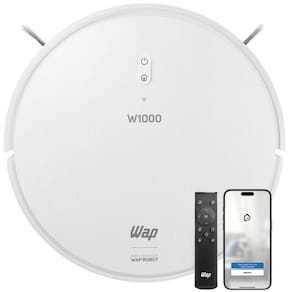 Robô Aspirador água Pó Bateria Wap W1000 App Comando Voz