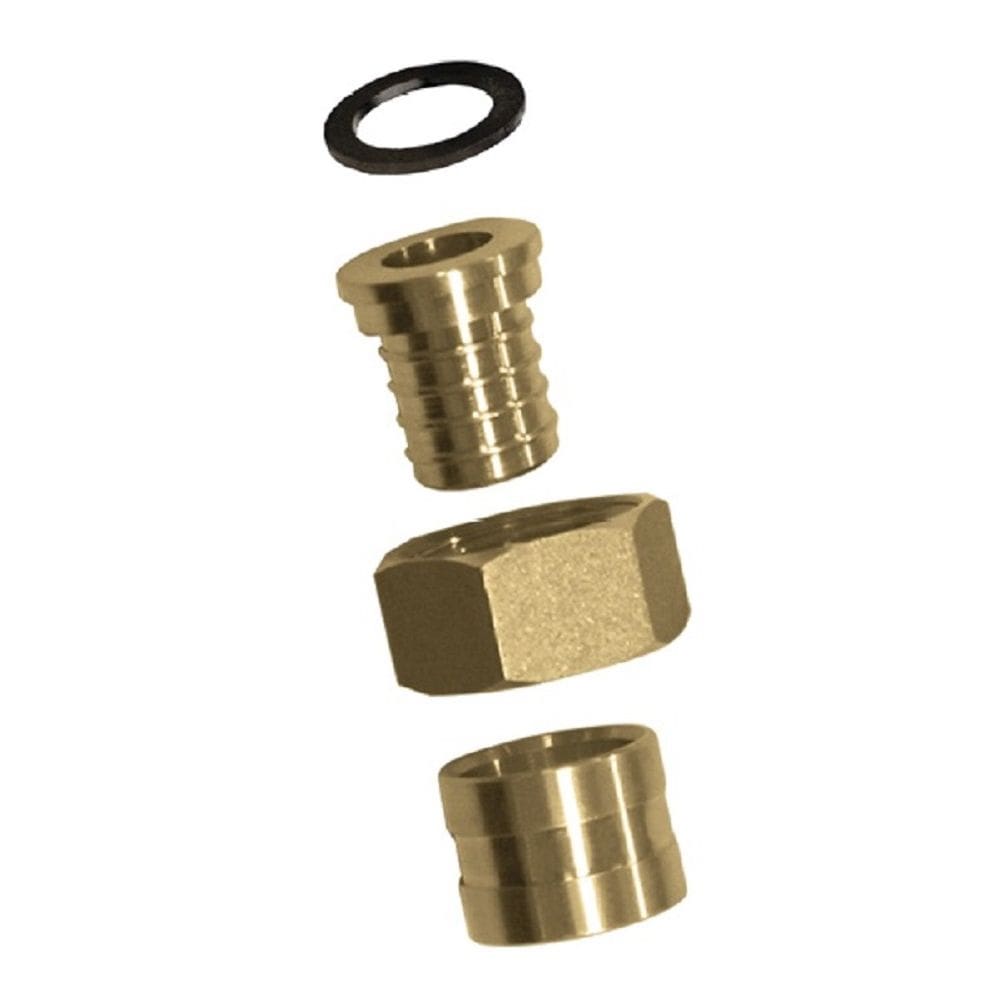 Conector Móvel Curta PEX Água 25X1&quot; Kit c/ 4  - Emmeti