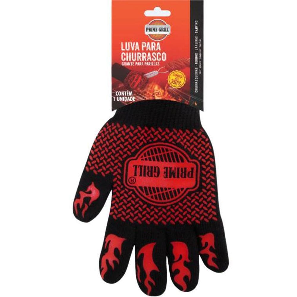 Luva Térmica Prime Grill 16150 para Churrasco até 350ºC