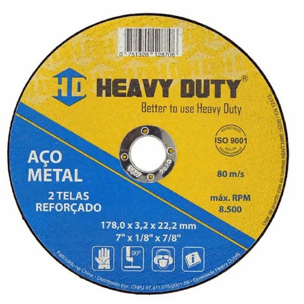 DISCO DE CORTE FASTSTEEL 178X3,2X22,2 - 20 Unidades