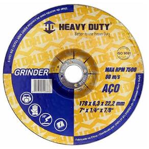 DISCO DE DESBASTE GRINDER 178X6,3X22,2 - 20 Unidades