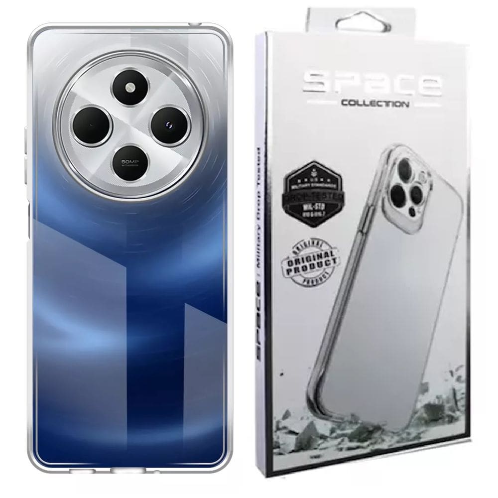 Capa Capinha Space Hybrid Clear Anti-Impacto Compatível Reedmi 14C / Pooco C75