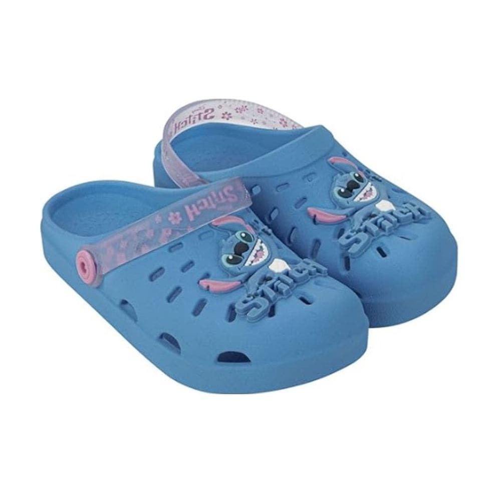 Babuche Infantil Azul Disney Urban Stitch Nº32/33 - Grendene Kids