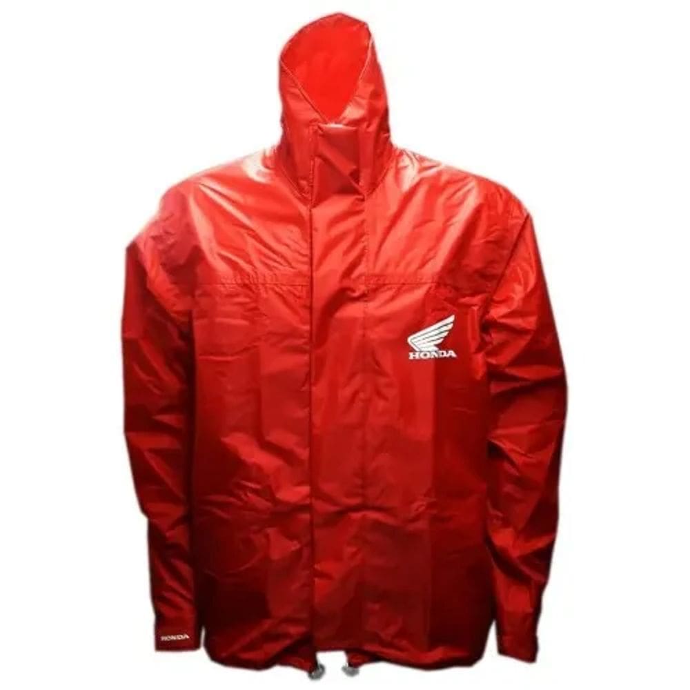 Conjunto Capa de Chuva Genuíno Honda Nylon Vermelho 4G