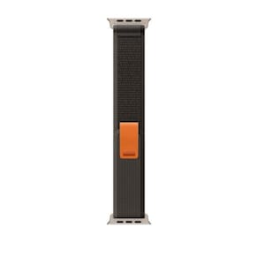 Pulseira Apple Watch 49 mm Loop Trail, cinza/preto - S/M