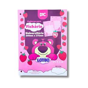 Refil De Fichário Universitário Lotso 96Fls Decoradas Dac