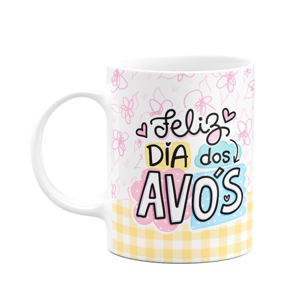 Caneca Avós - Feliz dia dos Avós - Bisavó
