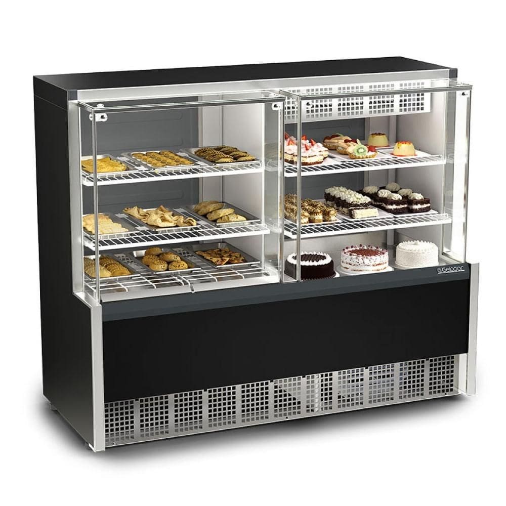 Balcão Expositor Estufa Refrigerada Aurora Gqea140r Pr 220V Gelopar