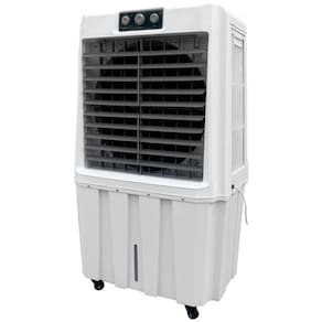 Climatizador Ar Frio Portátil Evaporativo 130 L Umidificador Industrial Branco 110V Amvox Acl 130
