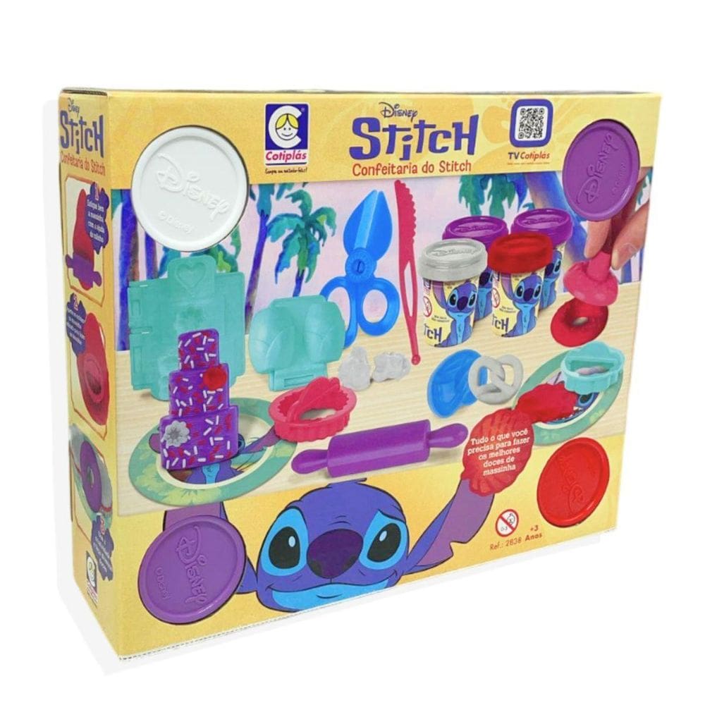 Massinha Confeitaria Do Stitch Disney - Cotiplas