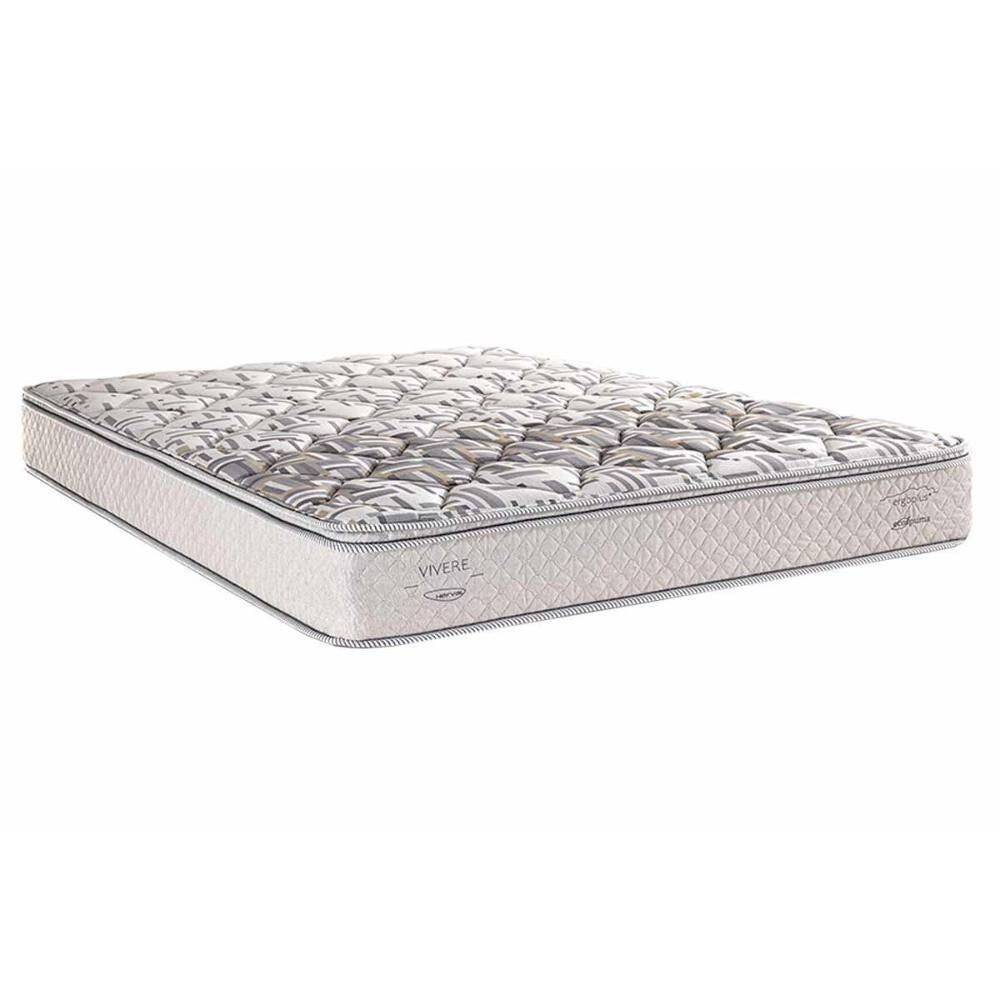 Colchão Viúva Espuma Compact AG 65 / Santorini C1604 ErgoPlus Malha Pillow Top (128x188x25) - Herval