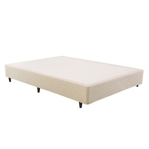 Cama Box Base Casal Triumph Bordado White (138x188x20) - Herval