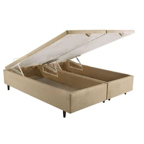 Cama Box Baú King MH1439 Bordado Clean (193x203x35 (2 uni 96X203)) - Herval