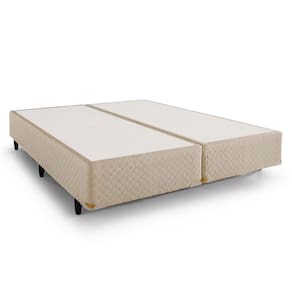 Cama Box Base Queen Triumph Bordado White (158x198x20) - Herval