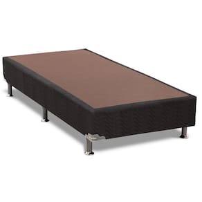 Cama Box Base Solteiro Universal Suede Black (0,69x1,88x0,30) - Ortobom