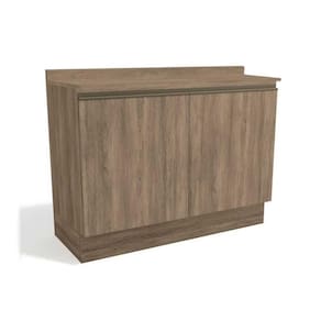 Balcão de Cozinha c/ Tampo Maxxi G745 c/ 2 Portas 120cm Nogal/Nogal - Kappesberg
