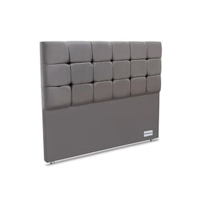 Cabeceira Cama Box Estofada Piave Linho Queen - Linho Cinza - Ortobom