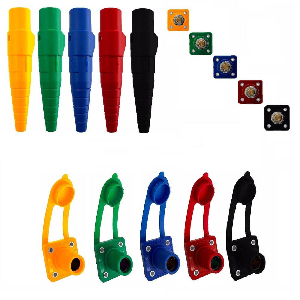 Kit 5 Conector Camlock Machos Linha + 5 Femeas Painel 200A