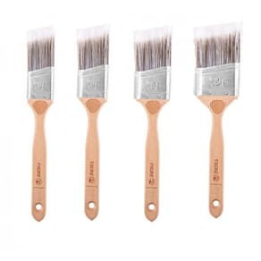 Kit 4 Pincel Trincha Angular Recorte Profissional 101 Tigre