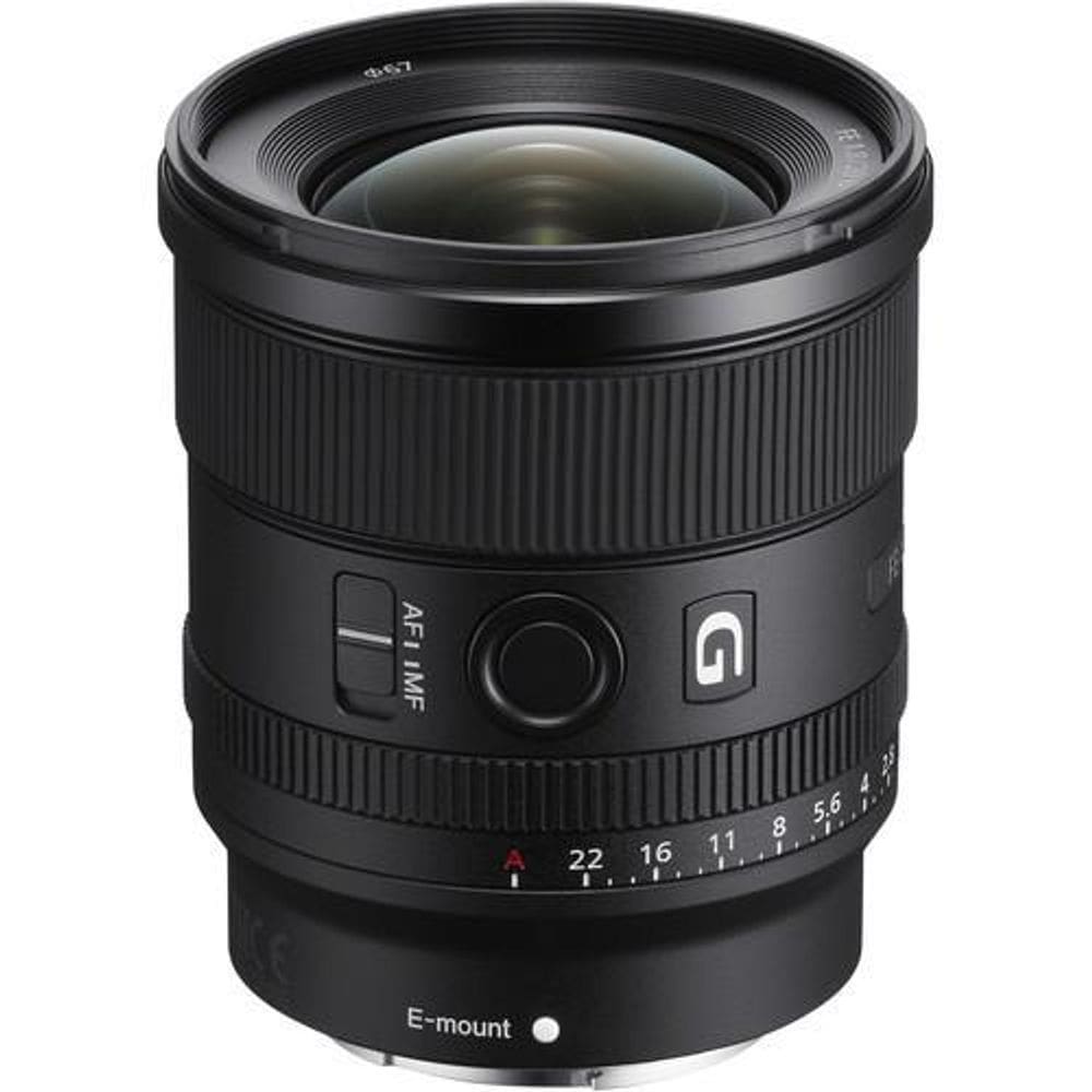 Lente Sony FE 20mm f/1.8 G Montagem Eletrônica Full-Frame