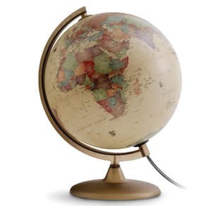 Globo Terrestre Led Político Iluminado 30Cm Discovery