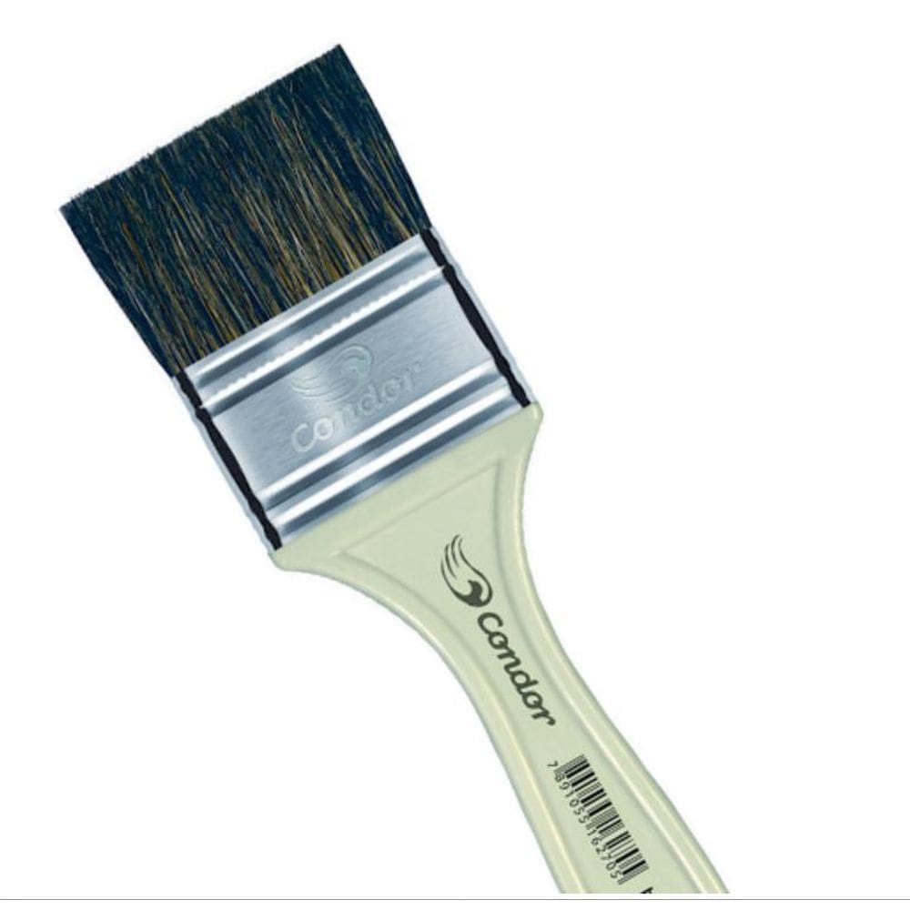 Pincel Trincha Simples Seda 660 1 Profissional Condor
