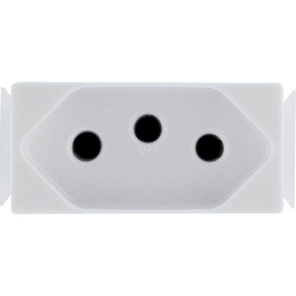 Kit 20 Modulo Tomada 2P+T 20A/250V Aria Branca Tramontina