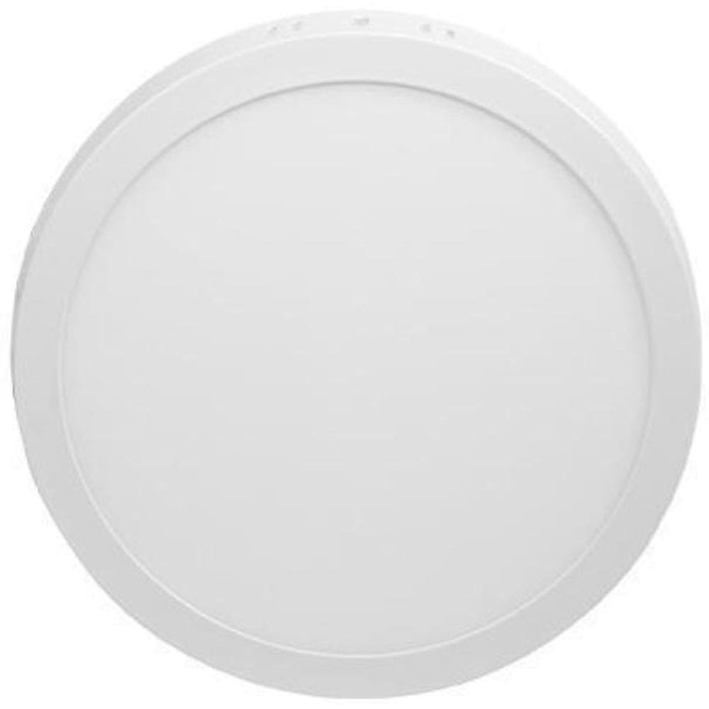 Painel Led Plafon Redondo Sobrepor 24W 3000K Taschibra