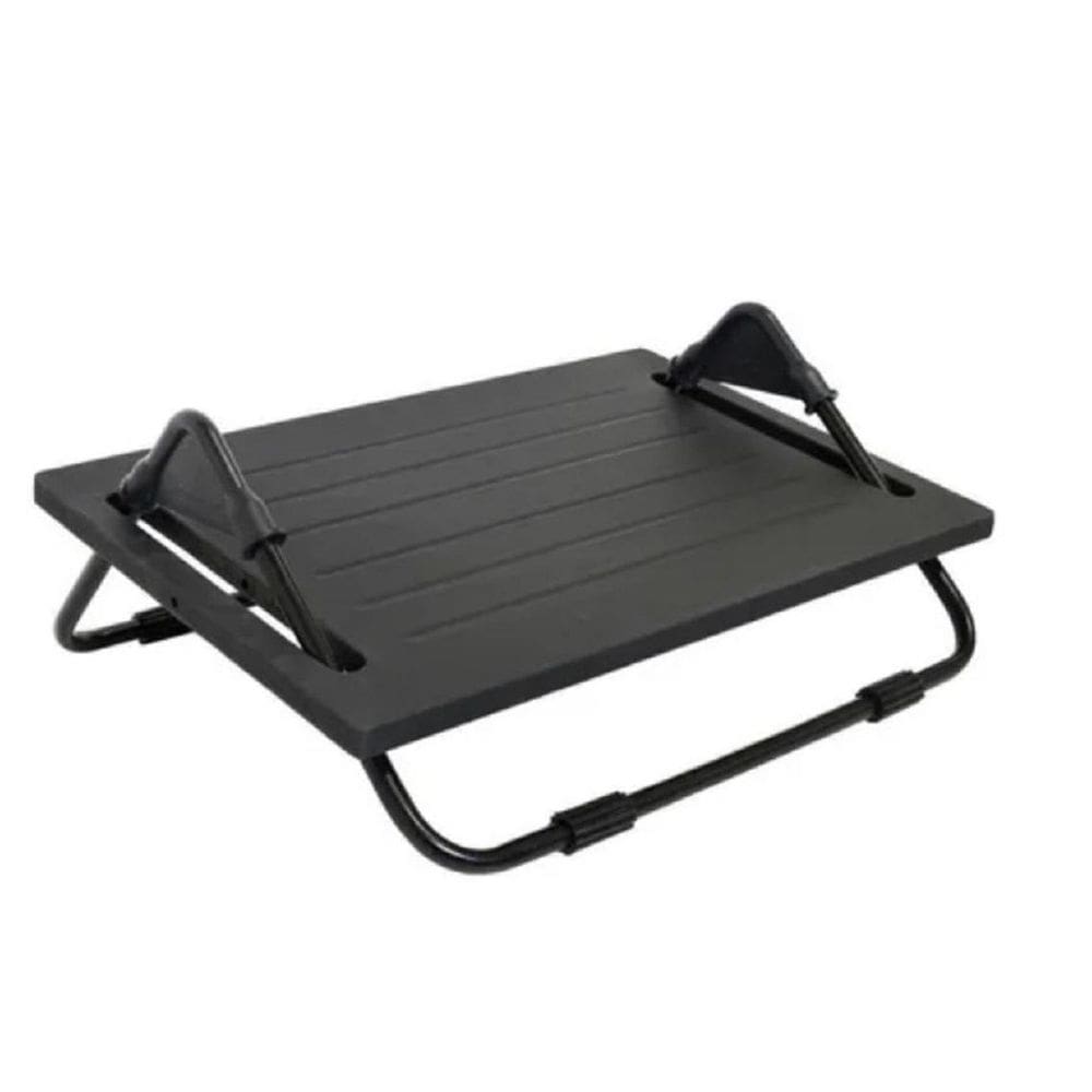 Apoio Descanso Base Suporte Ergonômico Para Os Pés Preto
