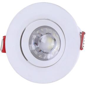 Kit 2 Spot Luminaria Embutir Led Redonda 5W 3000K Tramontina