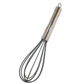 Batedor de Claras Silicone 21cm Cinza N2345492 - Quanhe