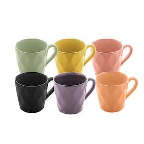 Caneca De Ceramica 1 Unidade Diamond diversas 180ml