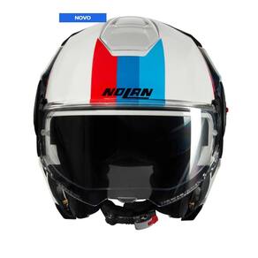 Capacete Nolan N120-1 Lineo Branco/Azul/Vermelho (347) 56